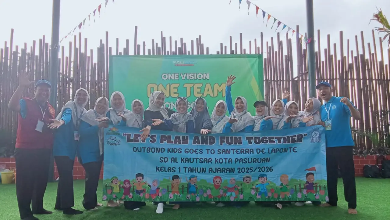 Istri Wali Kota dan Istri Kapolresta Pasuruan Ikut Outing Class SD Al Kautsar