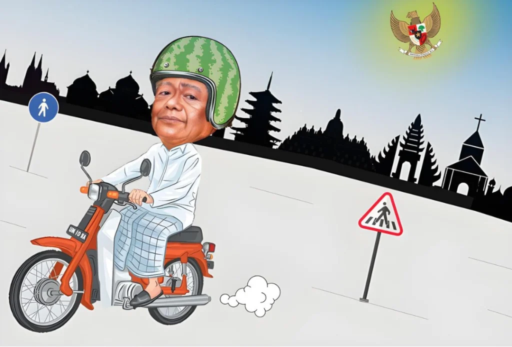 Pak AR, Helm dan Pancasila