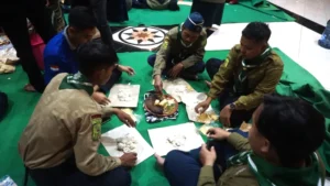 Gurami Bakar ‘Sak Layah’ Meriahkan Pelantikan dan Raker Kwarcab HW Balongpanggang