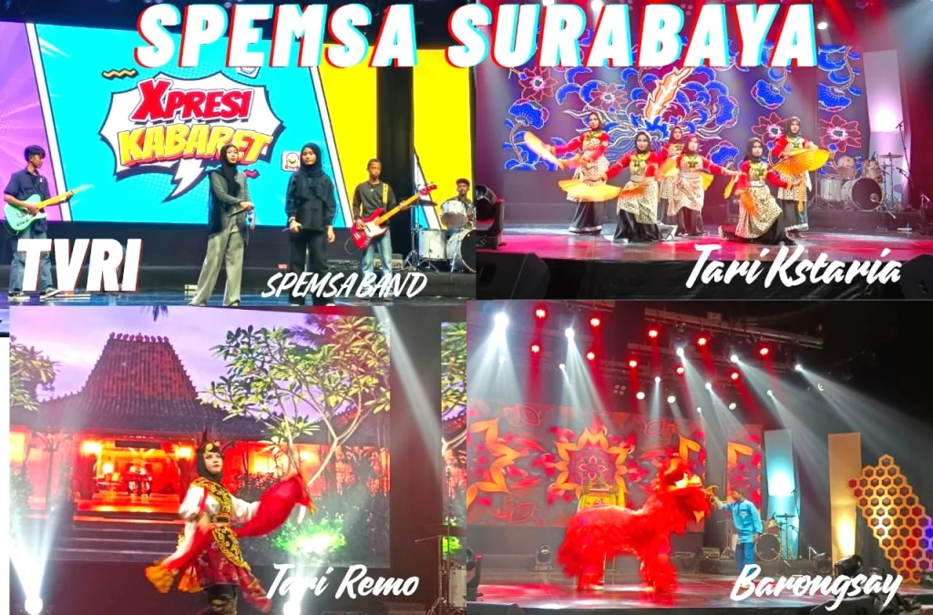 Spemsa Surabaya Buka Tahun Ajaran Baru dengan Aksi Memukau di Panggung Xpresi Kabaret TVRI