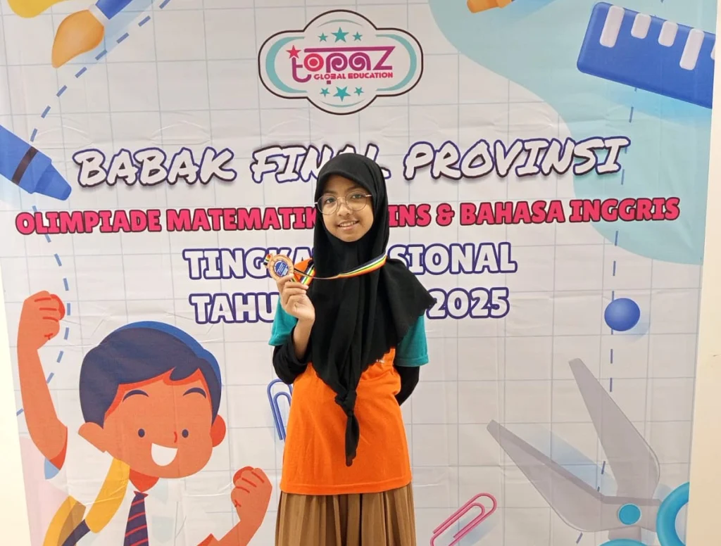 Ketua IPM Kids SD Muhammadiyah 3 Assalaam Sabet Juara Tiga Olimpiade Matematika Tingkat Provinsi