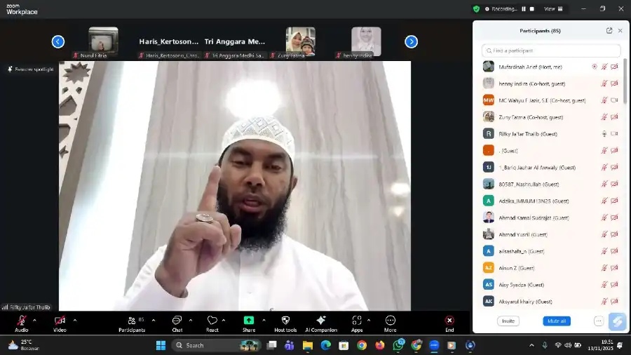 FOKAL IMM UM Gelar Pengajian Online Peringati Milad Muhammadiyah ke-113
