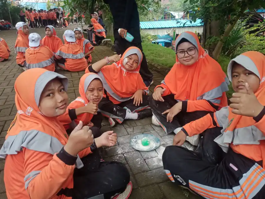 Keseruan Outbond Siswa SD Muwri di Sebani, Bikin Fresh dan Semangat Belajar