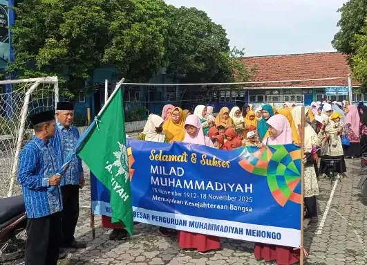Perguruan Muhammadiyah Menongo Gelar Peringatan Milad Muhammadiyah dengan Meriah