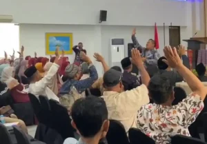 Antusias Wali Siswa Warnai Parenting Launching Double Track Mamsaka