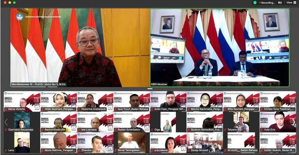 149 Warga Rusia Antusias Ikuti Pembukaan Program Bahasa Indonesia bagi Penutur Asing