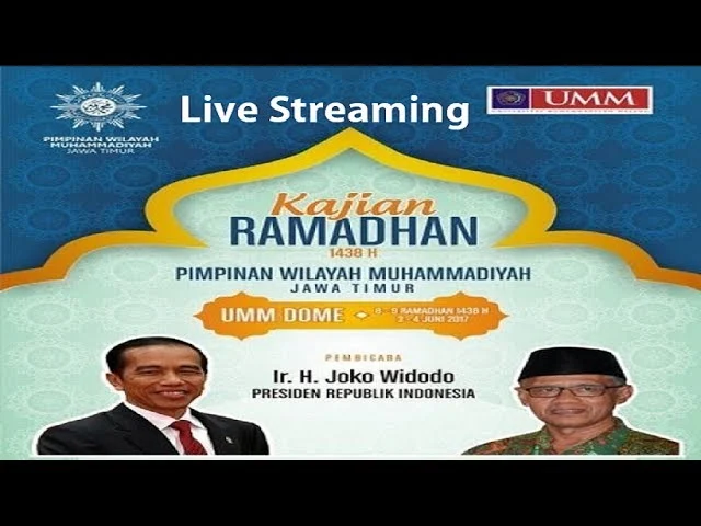 Saksikan Live Kajian Ramadhan 1438 PWM Jatim dari DOME UMM