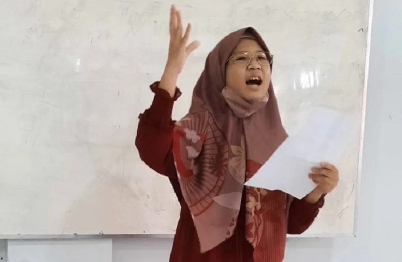 Puisi Taufik Ismail Dibaca Siswa Spemdalas saat Lomba PKDA