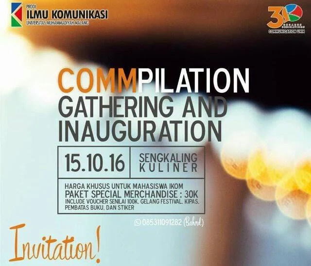 3 Dedikasi Tandai 3 Dekade Komunikasi UMM