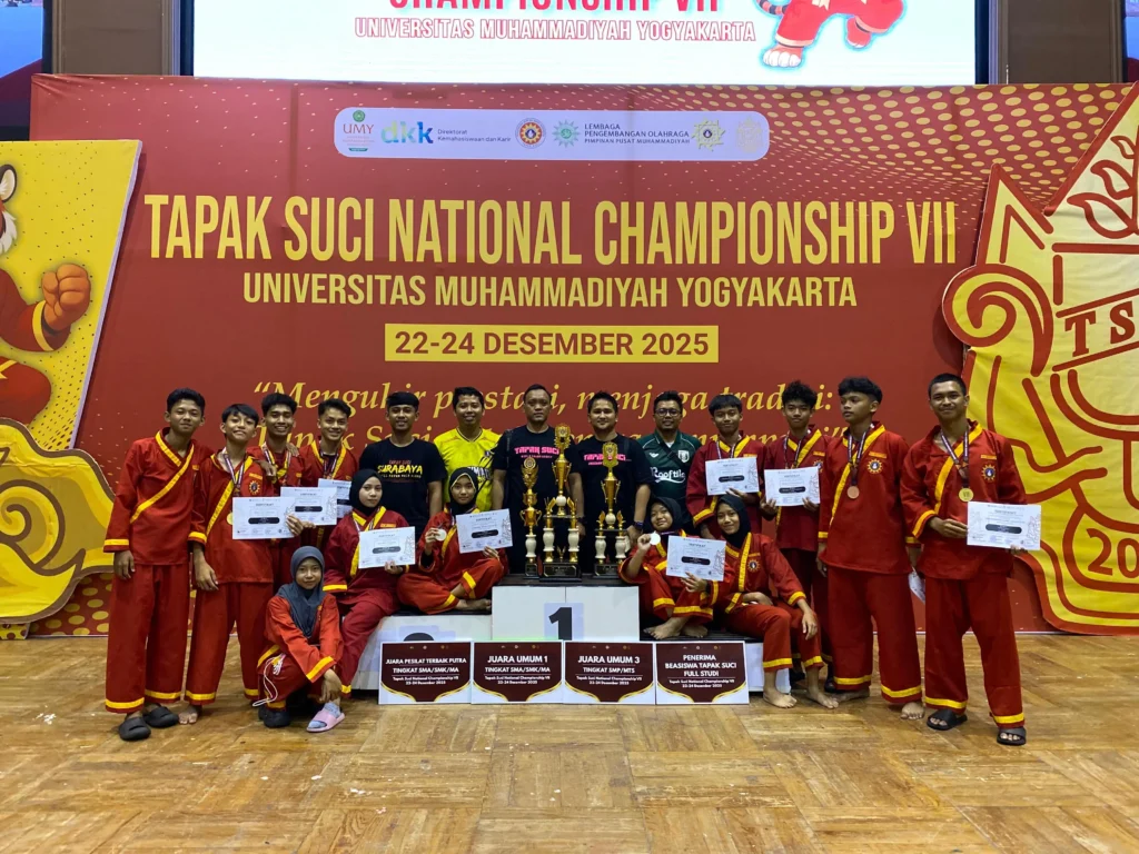 Tapak Suci Surabaya Borong Prestasi di Kejurnas UMY VII 2025