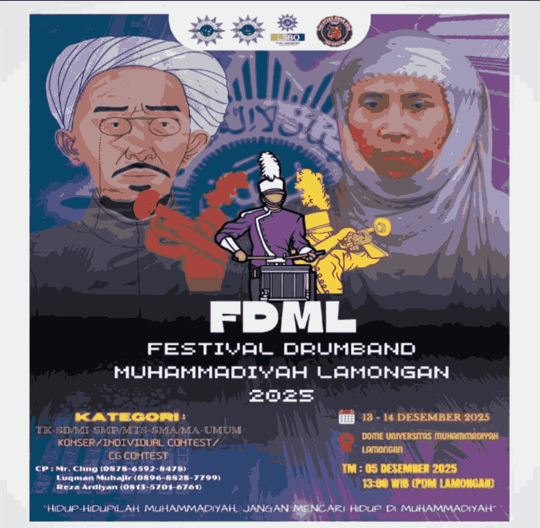 Ini Urutan Tampilan Festival Drumband Muhammadiyah Lamongan 2025