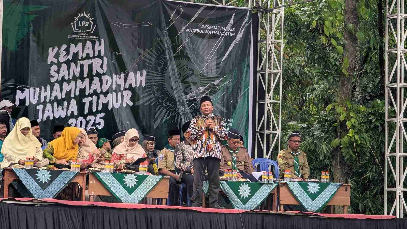 Sinergi LP2M dan Hizbul Wathan, Kemah Santri Muhammadiyah Jatim Cetak Generasi Berprestasi