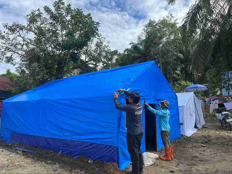 Jelang Masa Transisi, MDMC Jateng Siapkan Hunian Darurat untuk Warga Batang Toru