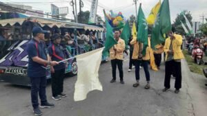 Tujuh Drumband Meriahkan Pawai Ta’aruf  Milad ke-113 Muhammadiyah PCM Paciran 