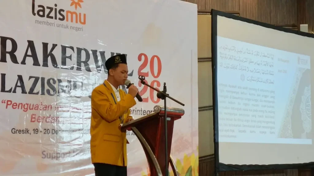 Alunan Merdu Tilawah Siswa SMAM 1 Gresik Buka Rakerwil Lazizmu Jawa Timur