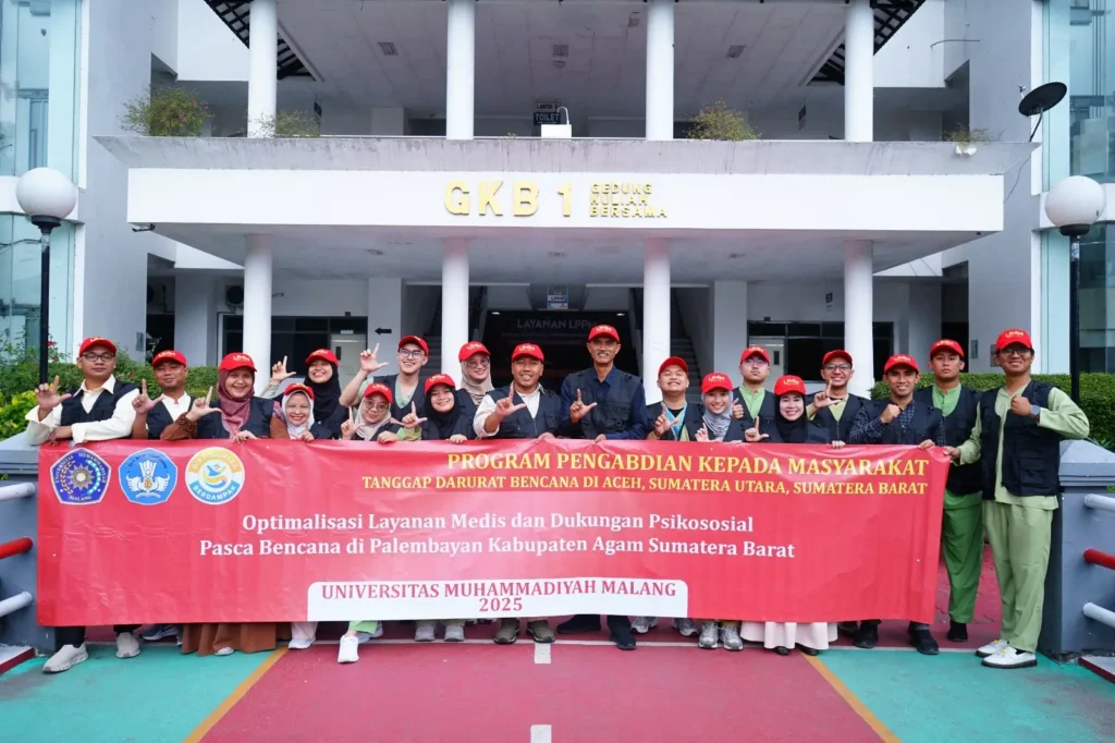 UMM Turunkan Tim Koas Kedokteran untuk Pemulihan Pascabencana di Kabupaten Agam