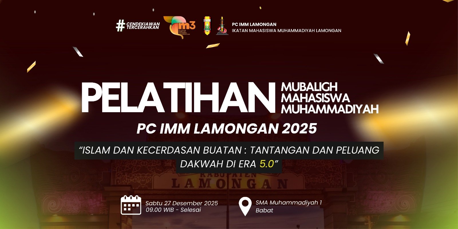 PP Muhammadiyah Akan Hadiri PM3 PC IMM Lamongan 2025