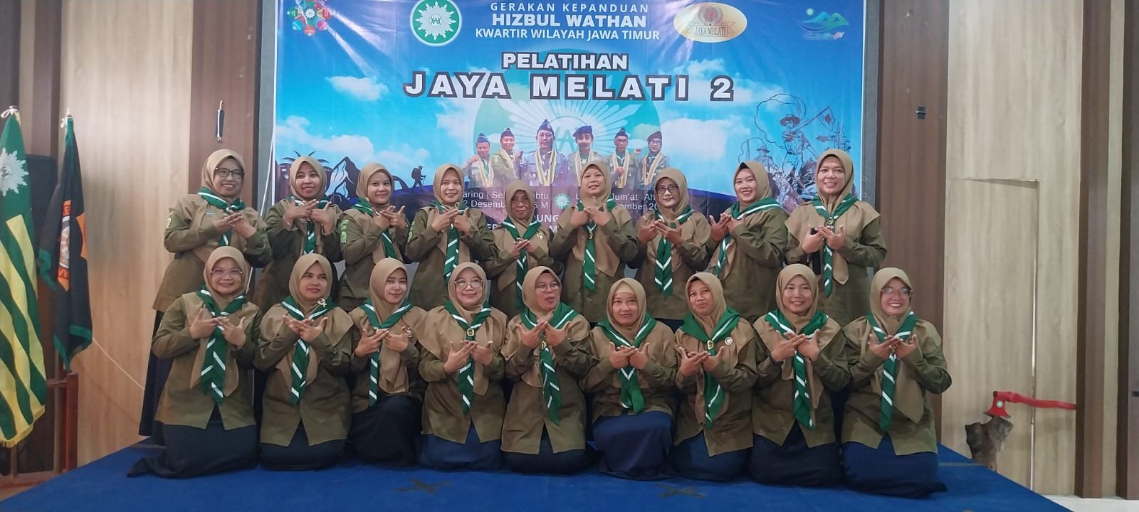 Paduan Suara IGABA Warnai Pembukaan Jaya Melati 2 Hizbul Wathan di Kabupaten Kediri