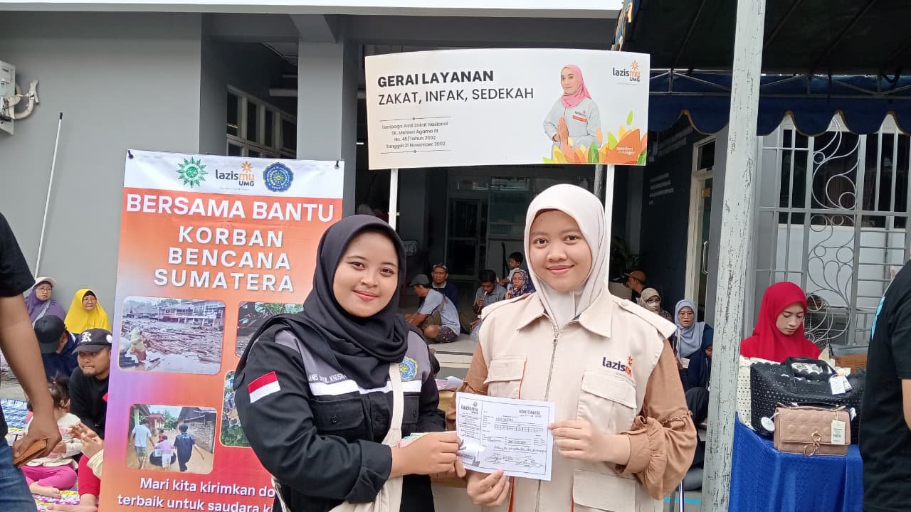 UMG Gelar Milad ke-45, Mahasiswa dan Masyarakat Galang Dukungan untuk Korban Bencana Sumatera