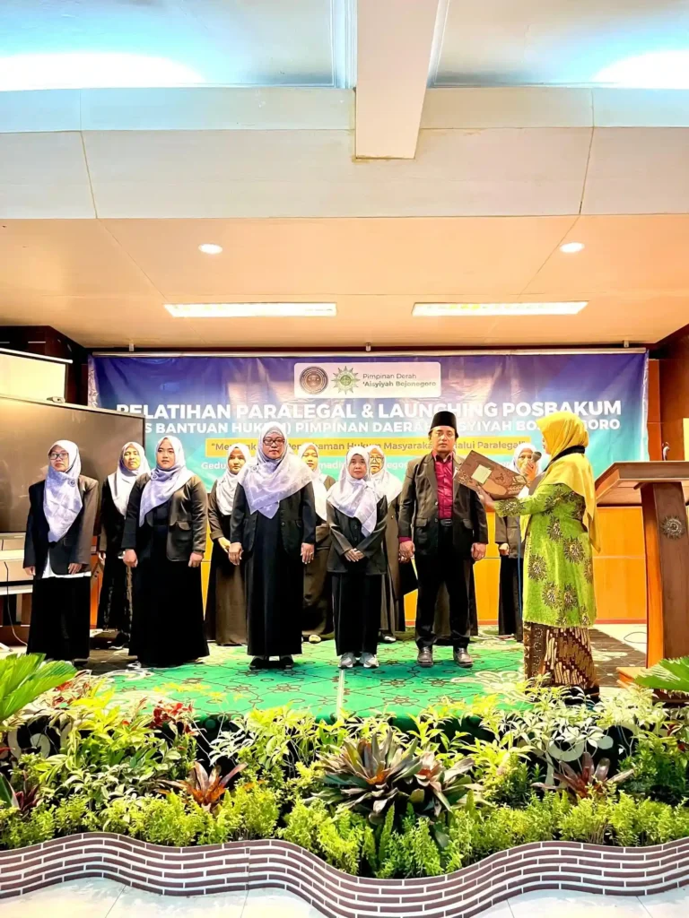 Pimpinan Daerah ‘Aisyiyah Bojonegoro Kukuhkan Pengurus Posbakum ‘Aisyiyah Periode 2025-2029