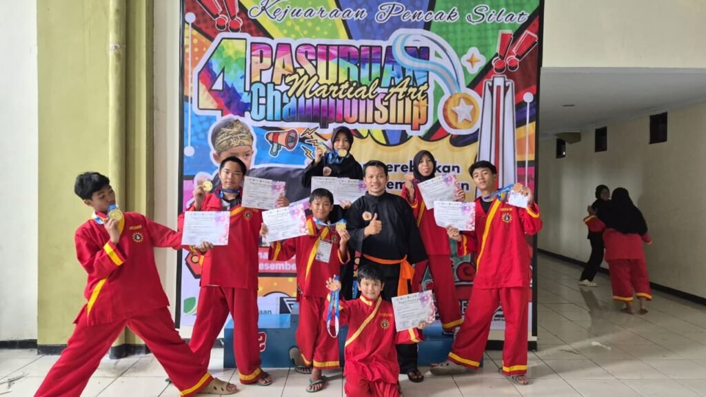 Tapak Suci SD Muhammadiyah 16 Surabaya Borong Juara di IPSI Pasuruan Championship 4