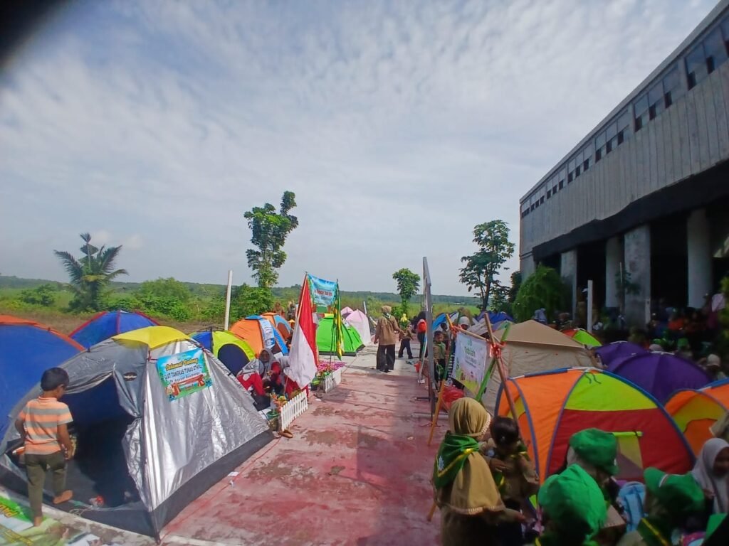 Warna-warni Tenda Hiasi Giat Tangkas Tunas Atfal Camp 2025 Kwarcab HW Laren