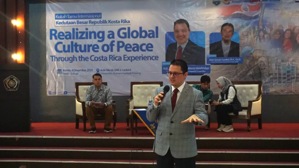 Belajar dari Kosta Rika, FISIP UMM Tegaskan Komitmen pada Pendidikan Perdamaian Global