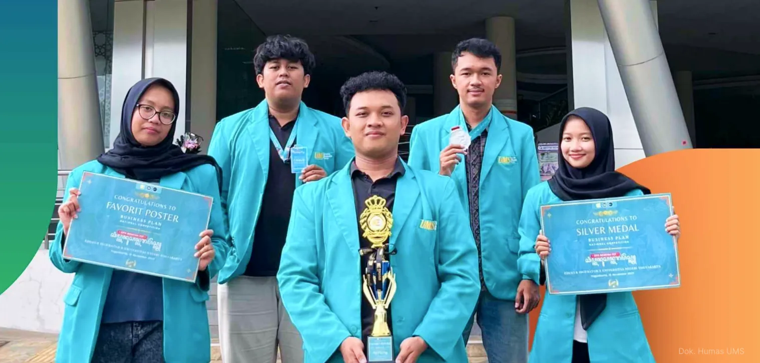 Parfum Lokal Karya Mahasiswa UMS Menangkan Silver Medal Nasional
