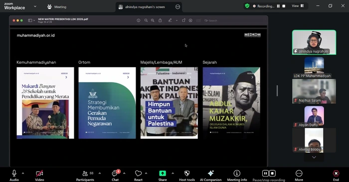 Workshop Content Creator LDK PP Muhammadiyah: Skill Naik, Konten Naik, Dakwah Naik