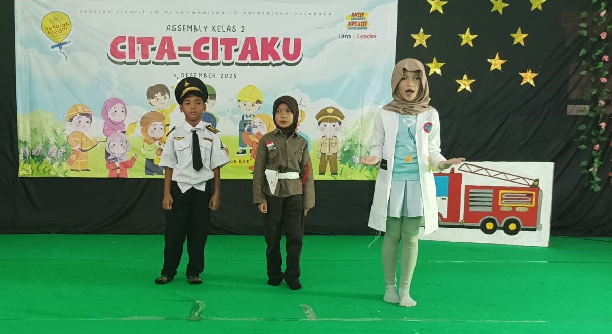 Ekspresi Harapan dan Cita-cita; Assembly Learning Siswa Kelas II Sekolah Kreatif Baratajaya