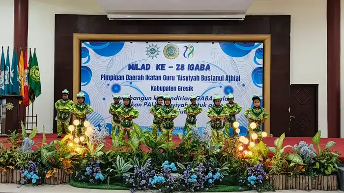 Lucu dan Menggemaskan, Tari Bajul Ijo dari TK ABA 42 GBA Meriahkan Milad ke-28 IGABA Gresik