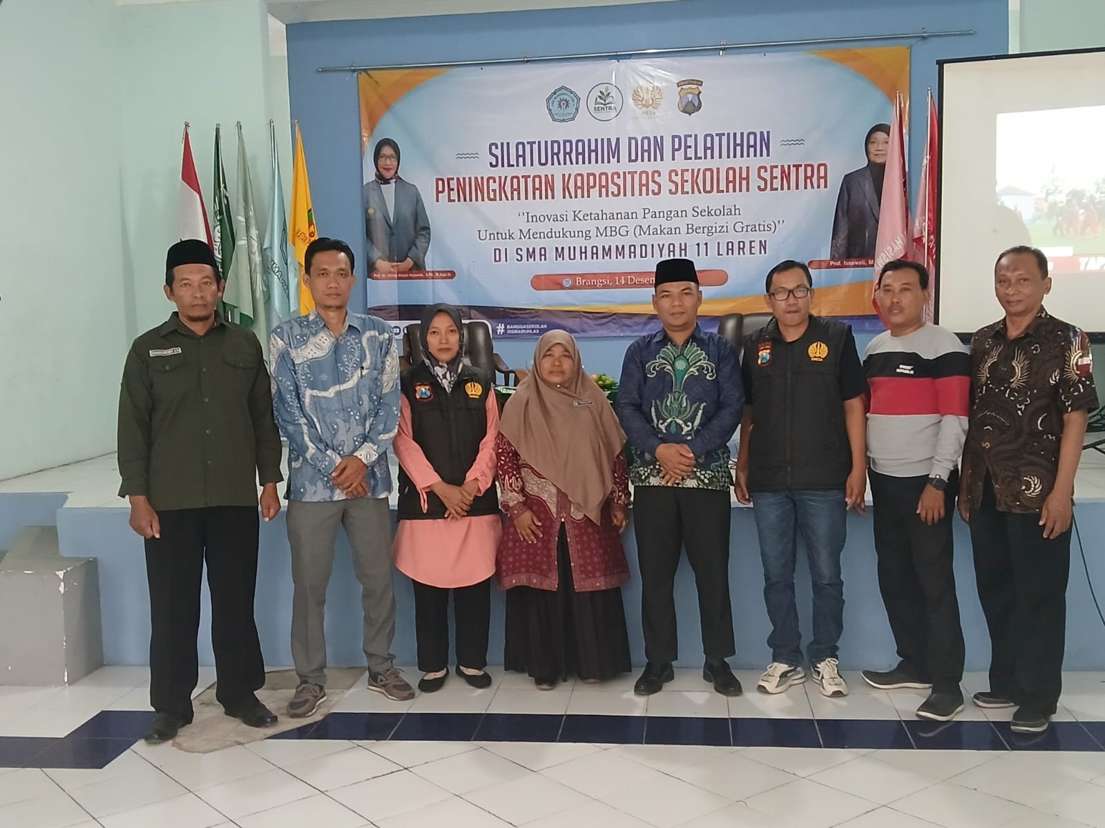 Silaturrahim dan Pelatihan Peningkatan Kapasitas Sekolah Sentra Ketahanan Pangan Berlangsung di SMA Muhammadiyah 11 Laren