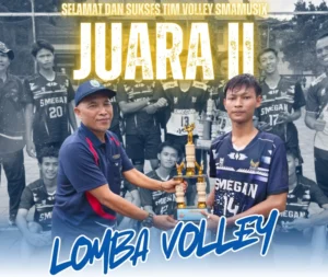 Taklukkan Tim Tangguh, Smamusix Karangasem Bawa Pulang Juara Voli