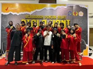 Spemsa Borong Piala KONI di Kejuaraan pencak silat tingkat Pelajar SMP 2025