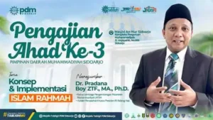 Asisten Penasehat Khusus Presiden RI Bidang Haji akan Hadir di Pengajian Ahad Pagi PDM Sidoarjo