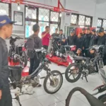 Laboratorium Sepeda Motor SMK Muda Genteng Jadi Destinasi Wisata Edukasi Siswa SMP
