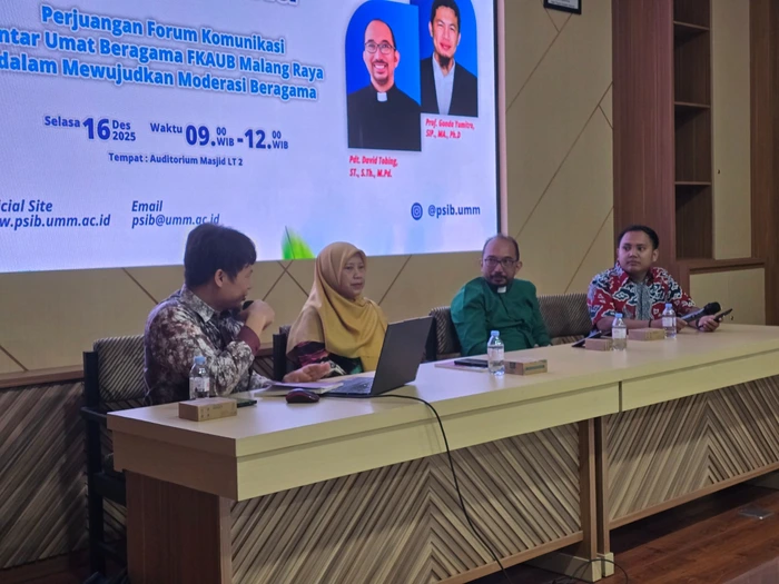 Bedah Buku Moderasi Beragama, PSIB UMM dan FKAUB Malang Raya Gelar Dialog Lintas Iman