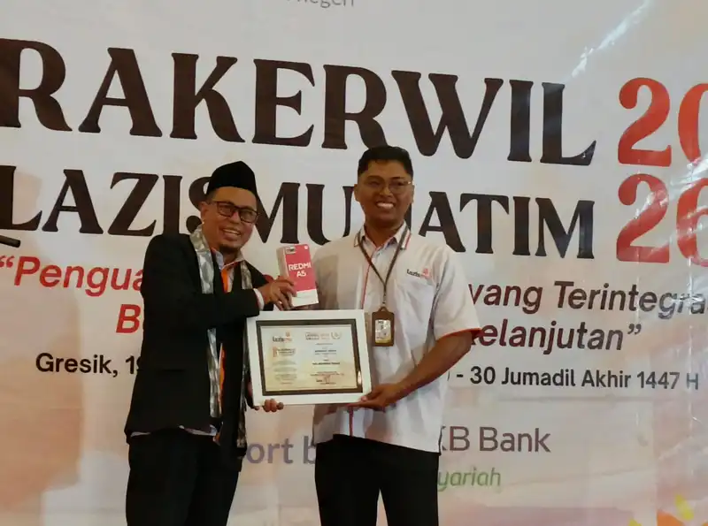 Ukir Prestasi, Amil Lazismu Gresik Dapat Kejutan Manis saat Rakerwil Lazismu Jatim