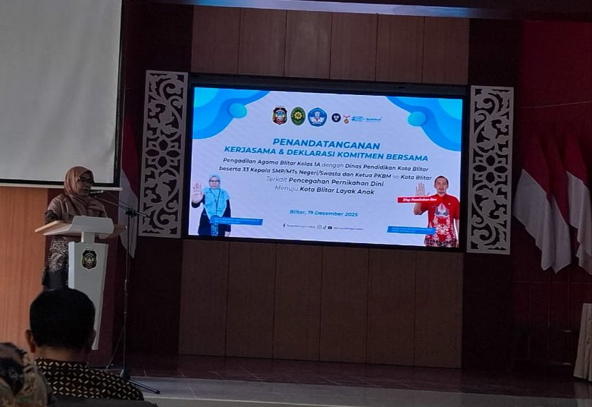 Perkuat Sinergi, SMP Muhammadiyah 1 Blitar Deklarasikan Komitmen Bersama Cegah Pernikahan Dini di Kota Blitar