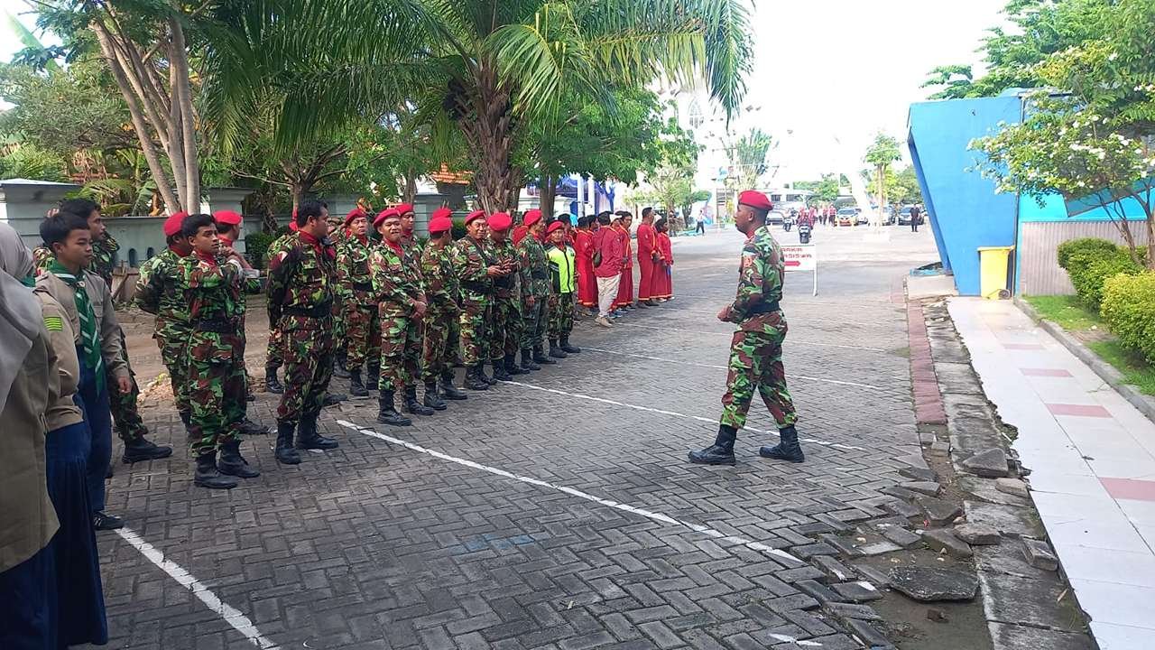 Sinergi KOKAM, Tapak Suci, dan Hizbul Wathan Lamongan Sukses Kawal Keamanan Milad Akbar Muhammadiyah ke-113