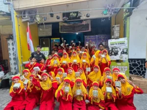Keceriaan Warnai Kegiatan ‘Burger Bangor Goes to School’ di SD Muhammadiyah 19 Surabaya