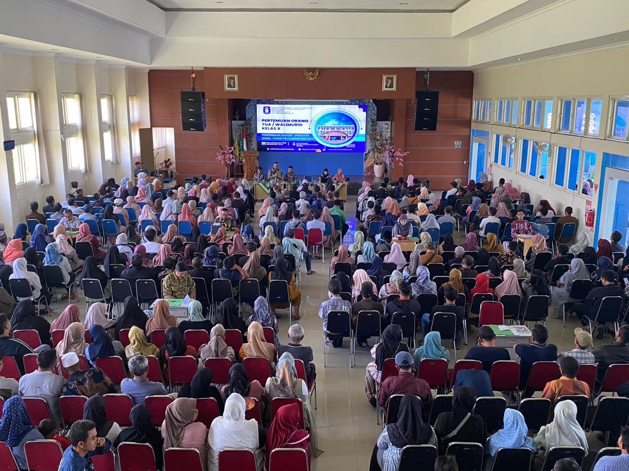 SMK Muhammadiyah 1 Kepanjen Perkuat Sinergi Orang Tua Melalui Penyerahan Rapor, Aksi Kemanusiaan, dan Sosialisasi SPMB 2026/2027