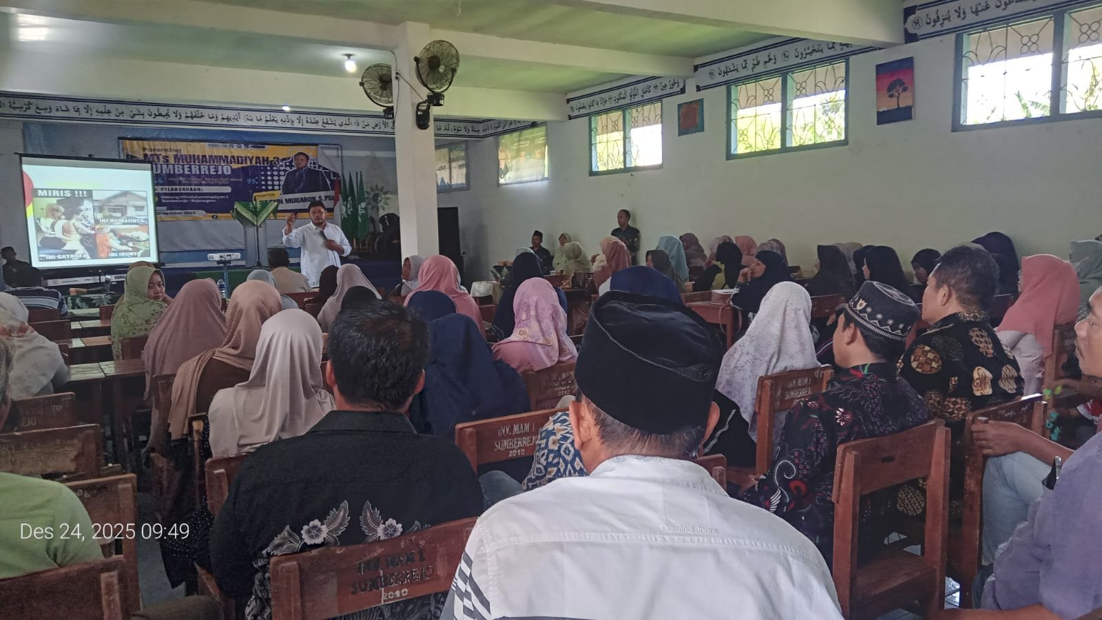 Parenting Perdana MTs Muga Sumberrejo Berjalan Sukses, Bahas Peran Orang Tua di Era Digital