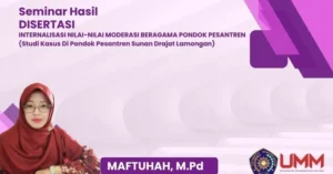 Teliti Internalisasi Nilai Moderasi Beragama di Pondok Pesantren, Disertasi Maftuhah Banjir Pujian dari Dewan Penguji