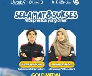 Dua Mahasiswa PAI Umsida Raih Medali Emas di Ajang Internasional Berkat Inovasi Website Akhlak dan Akidah Digital