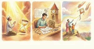 Menata Waktu dengan Iman, Ikhtiar, dan Tawakal
