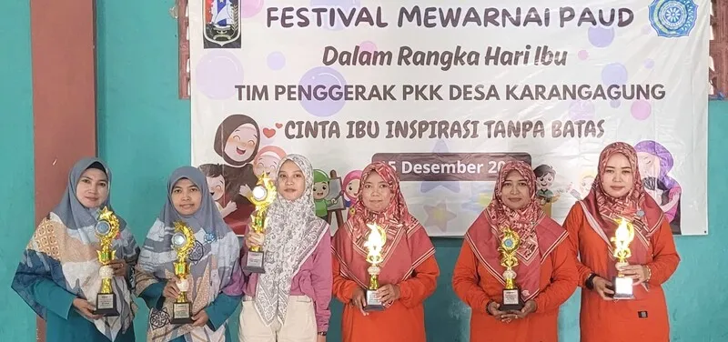 TK ABA Karangagung Borong Juara di Festival Mewarnai PAUD dalam Rangka Peringatan Hari Ibu