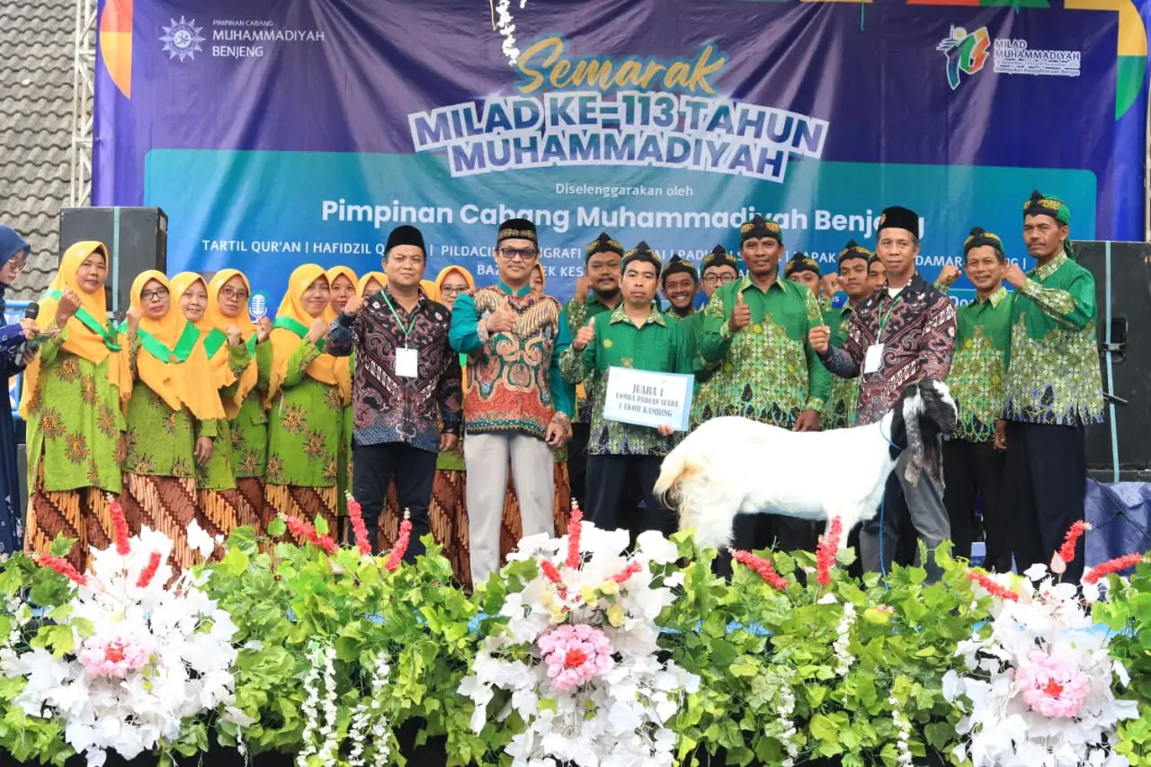 Sepeda Listrik Hingga Kambing untuk Milad ke-113 Muhammadiyah di Benjeng