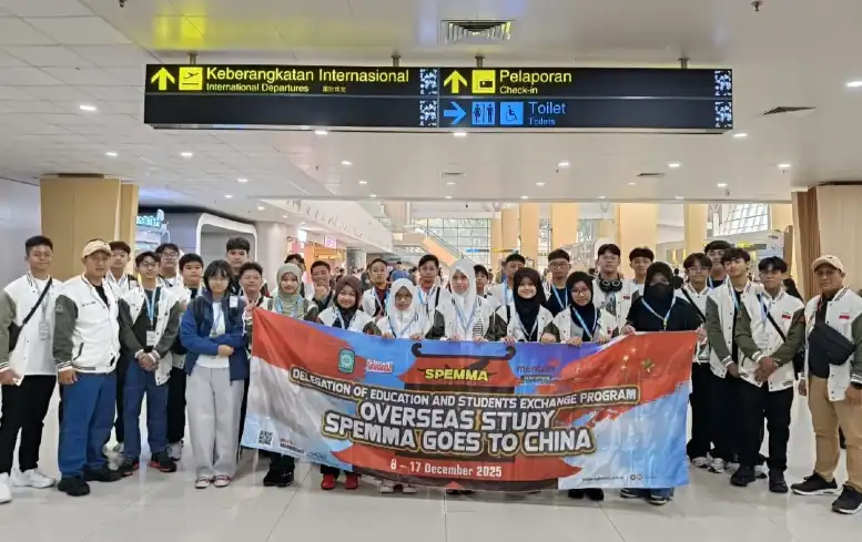 Sebanyak 29 Siswa Spemma Surabaya Ikuti Studi Overseas ke China
