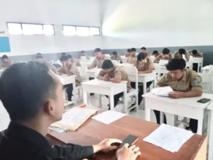 Hari Terakhir Pelaksanaan ASAS di SMK Muda Genteng Berlangsung Tertib